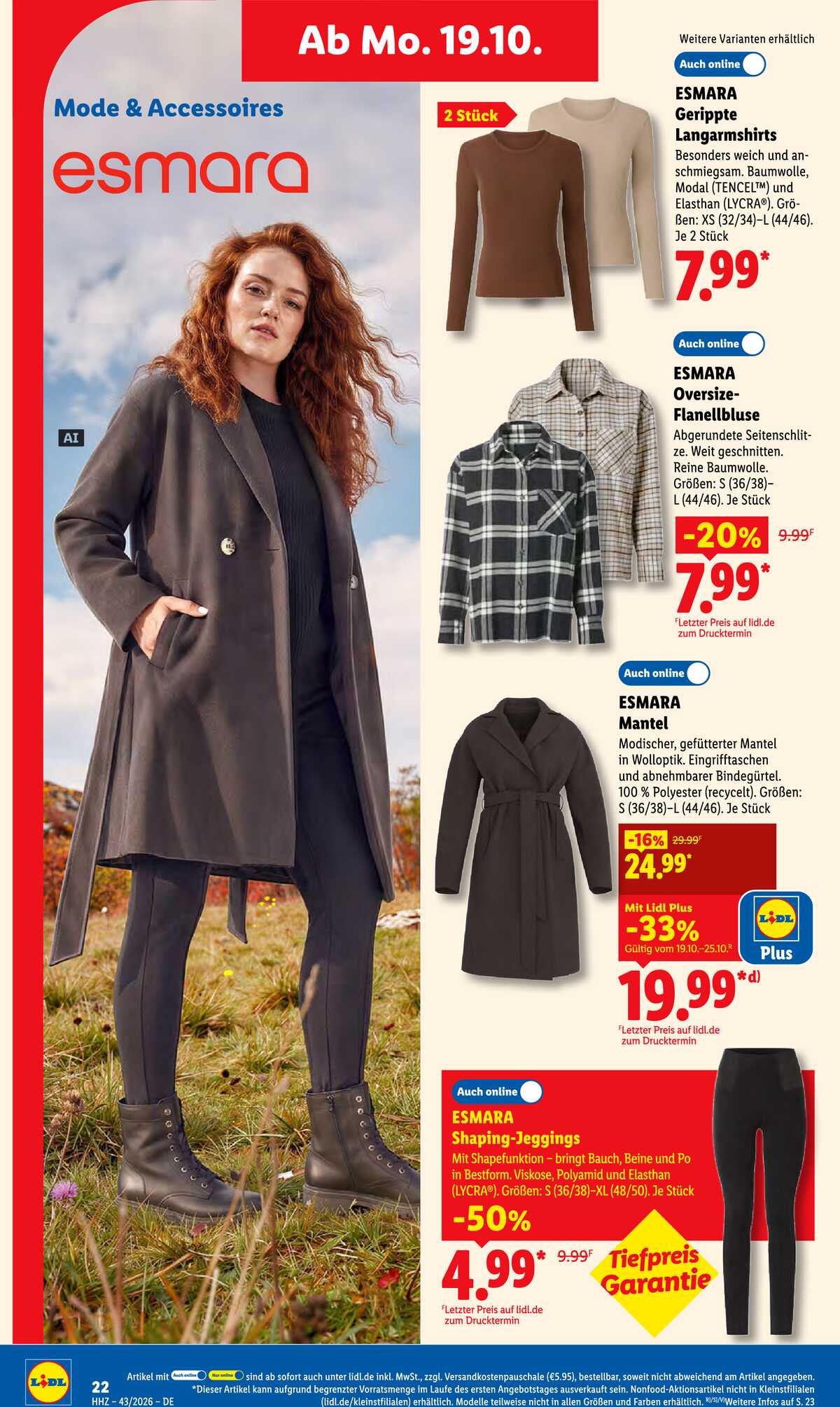 Leták Lidl Německo 19.10.-24.10.2026 strana 34
