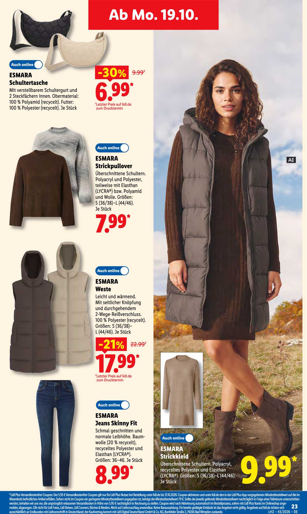Leták Lidl Německo 19.10.-24.10.2026 strana 35
