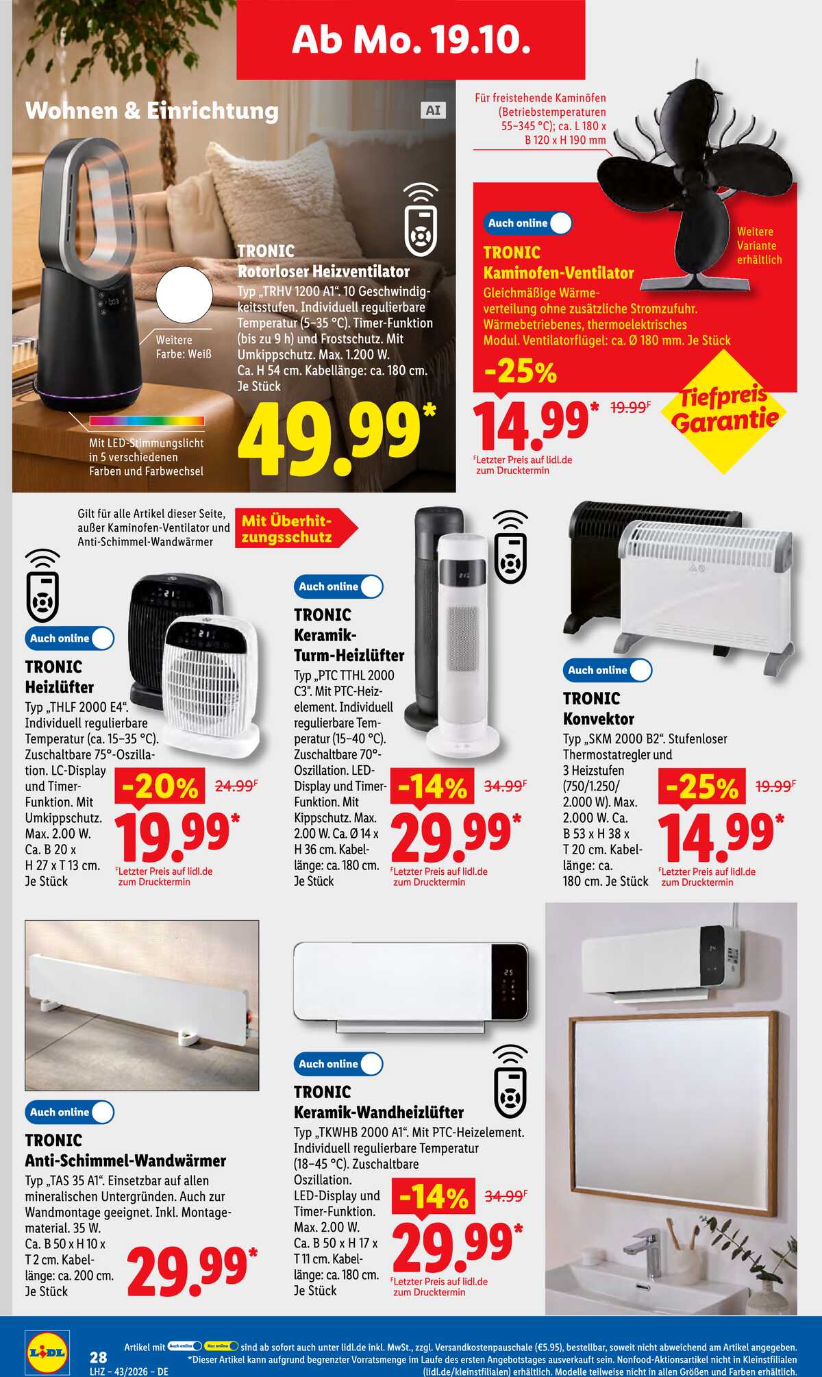 Leták Lidl Německo 19.10.-24.10.2026 strana 40