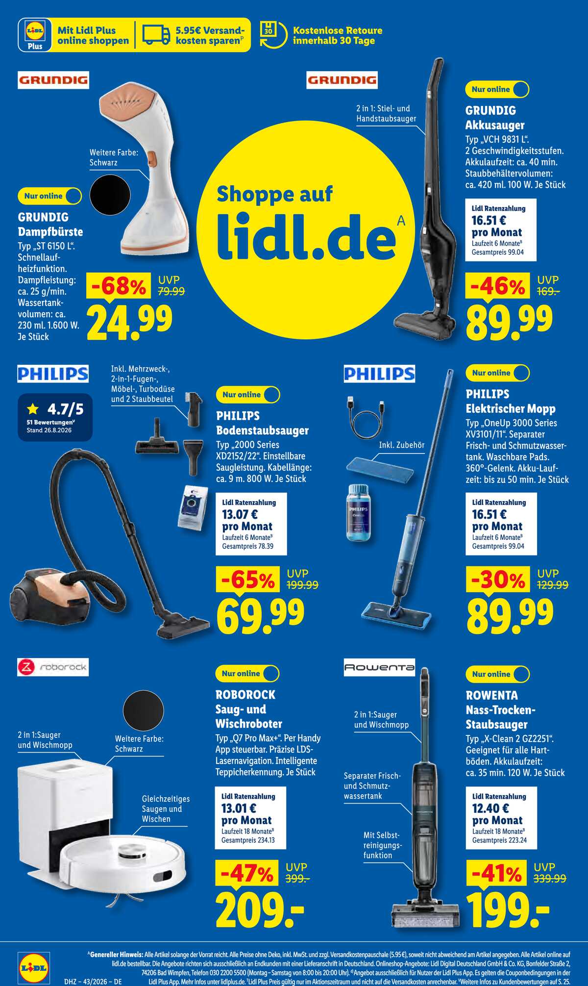 Leták Lidl Německo 19.10.-24.10.2026 strana 42