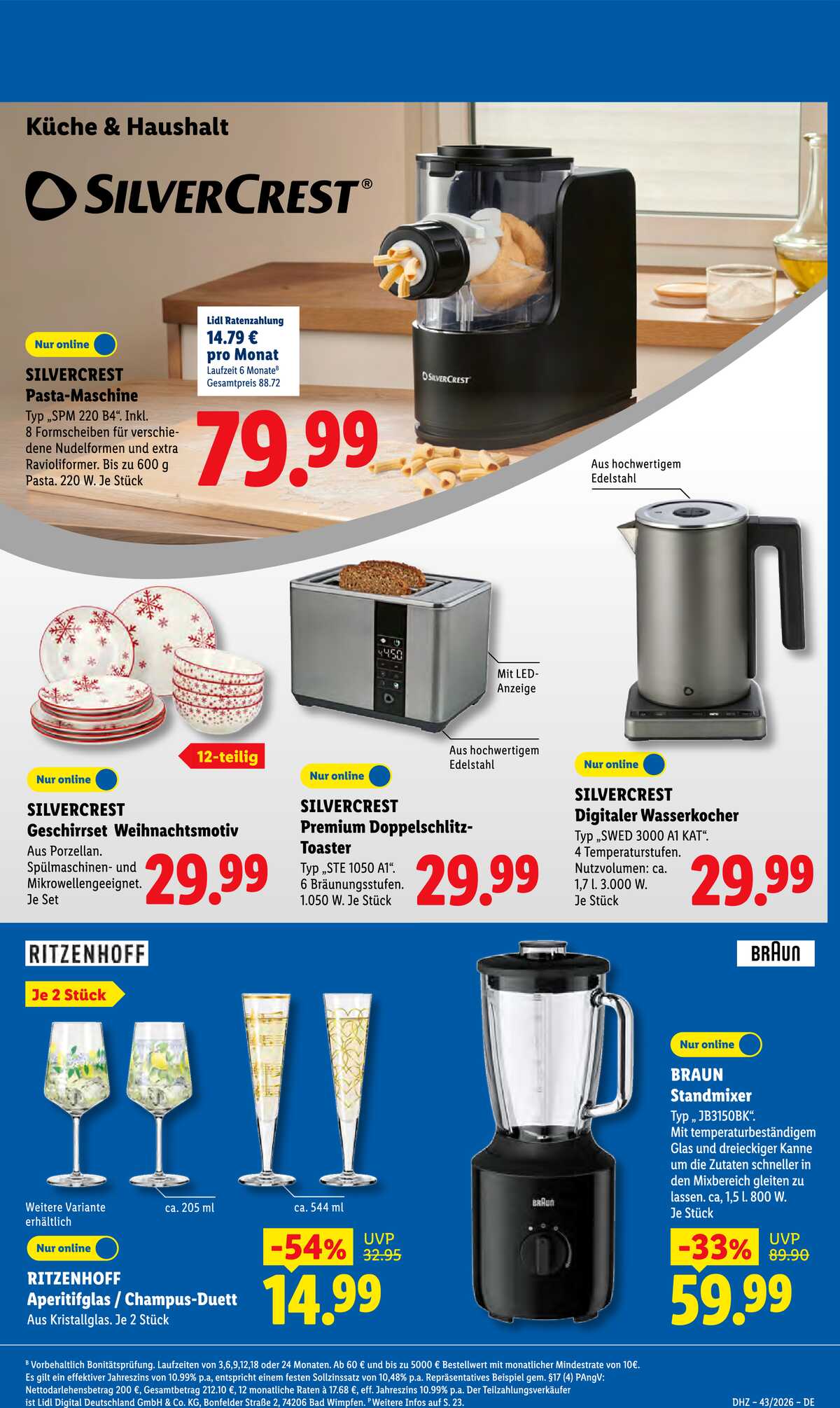Leták Lidl Německo 19.10.-24.10.2026 strana 43