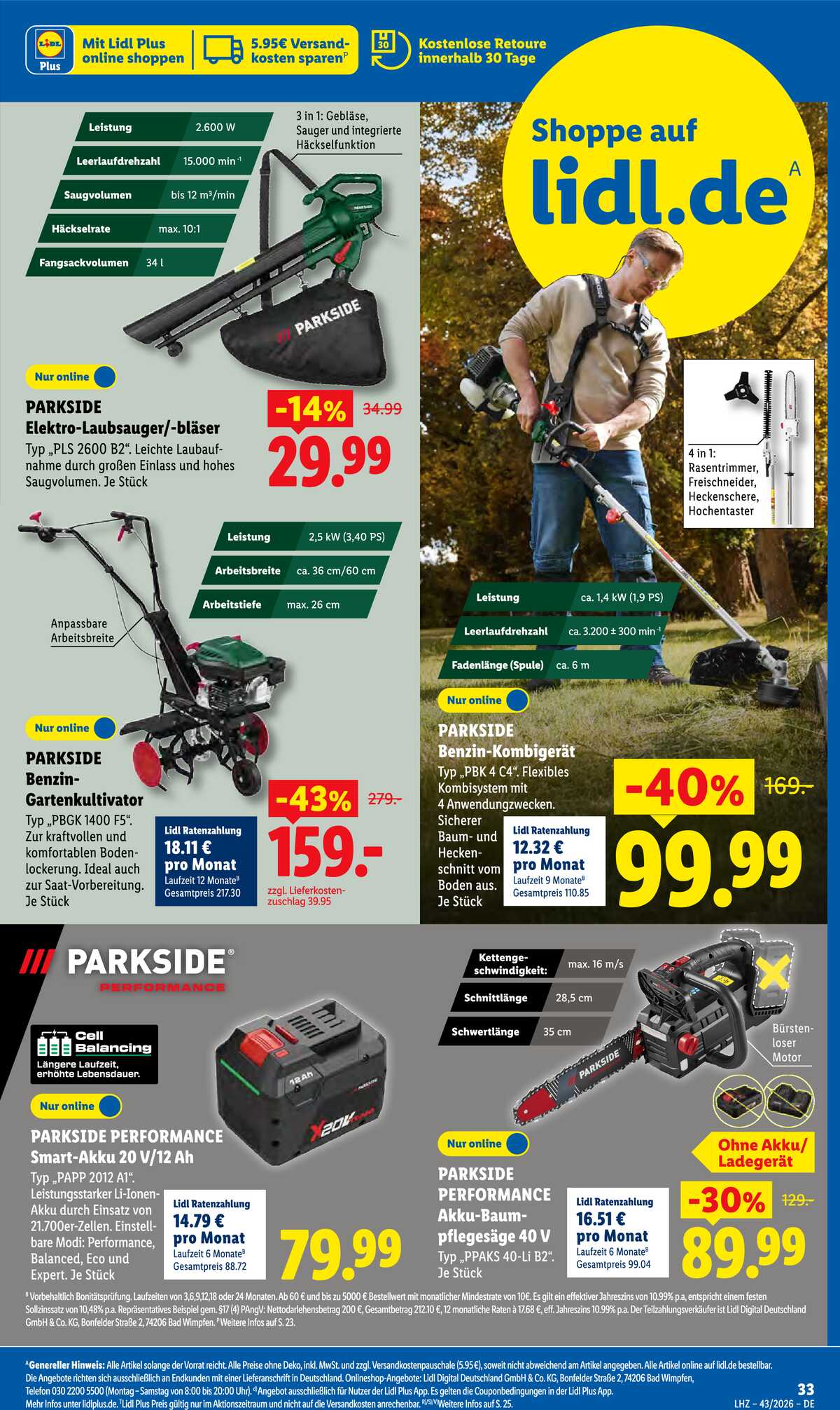 Leták Lidl Německo 19.10.-24.10.2026 strana 47