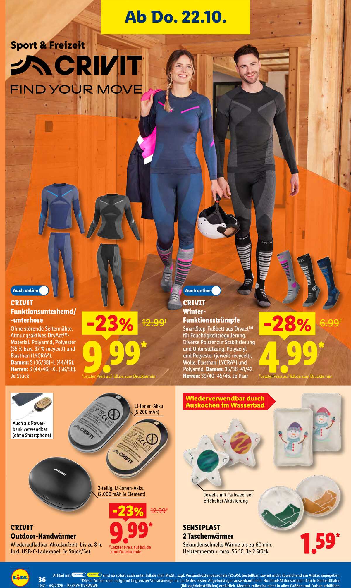 Leták Lidl Německo 19.10.-24.10.2026 strana 54