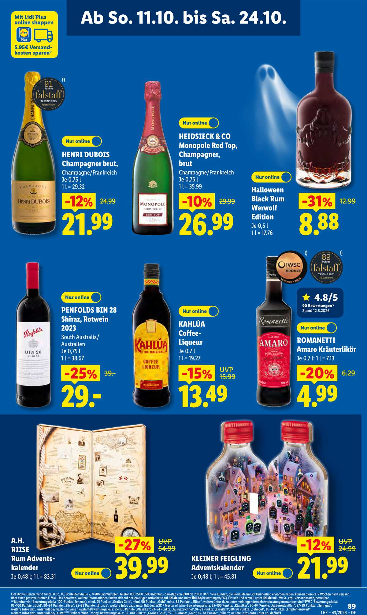 Leták Lidl Německo 19.10.-24.10.2026 strana 61