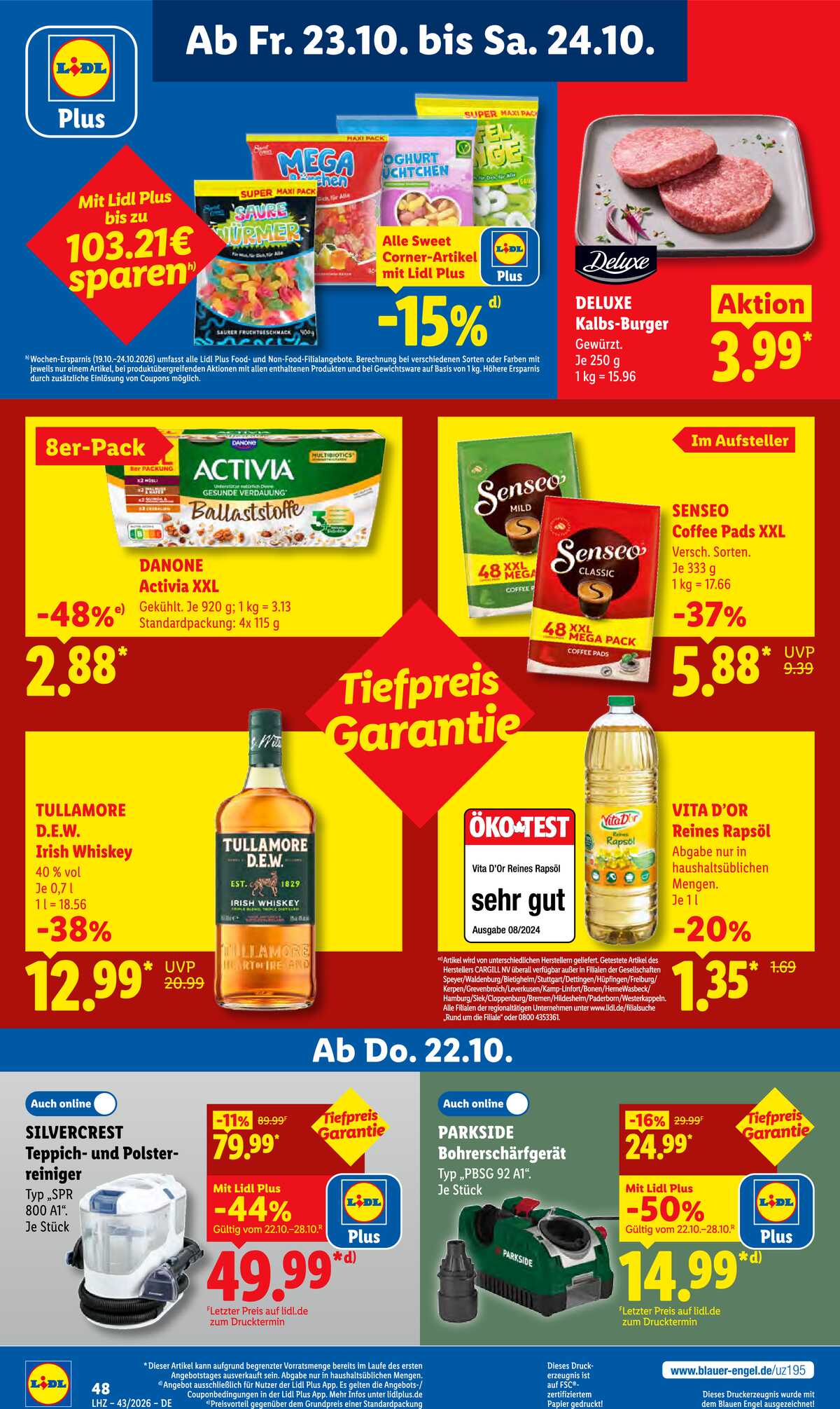 Leták Lidl Německo 19.10.-24.10.2026 strana 70