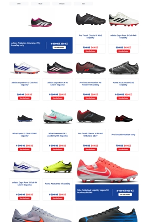 Intersport Kopačky a míče - 12. 10. 2026