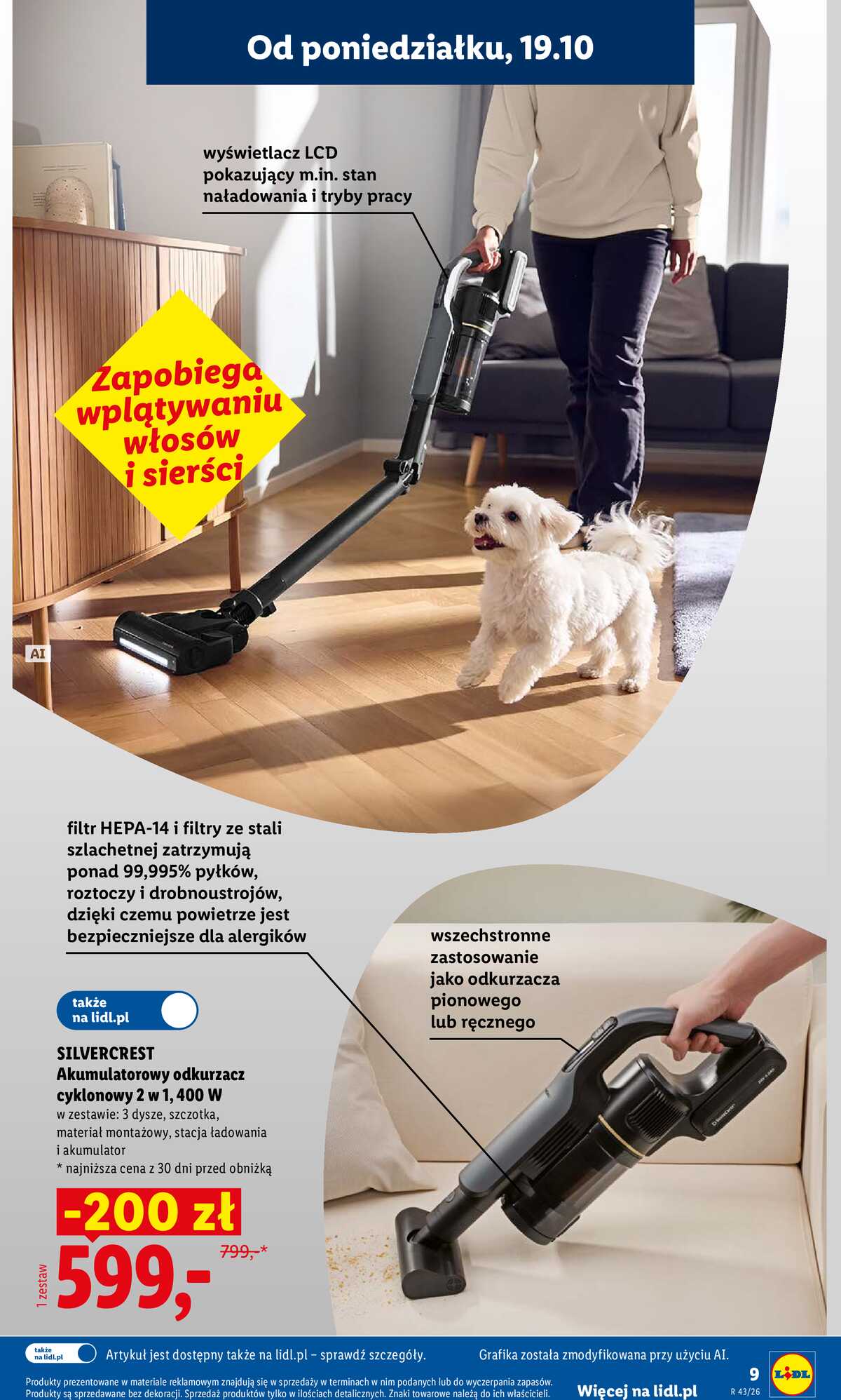 Leták Lidl Polsko 19.10.-24.10.2026 - Katalog strana 9