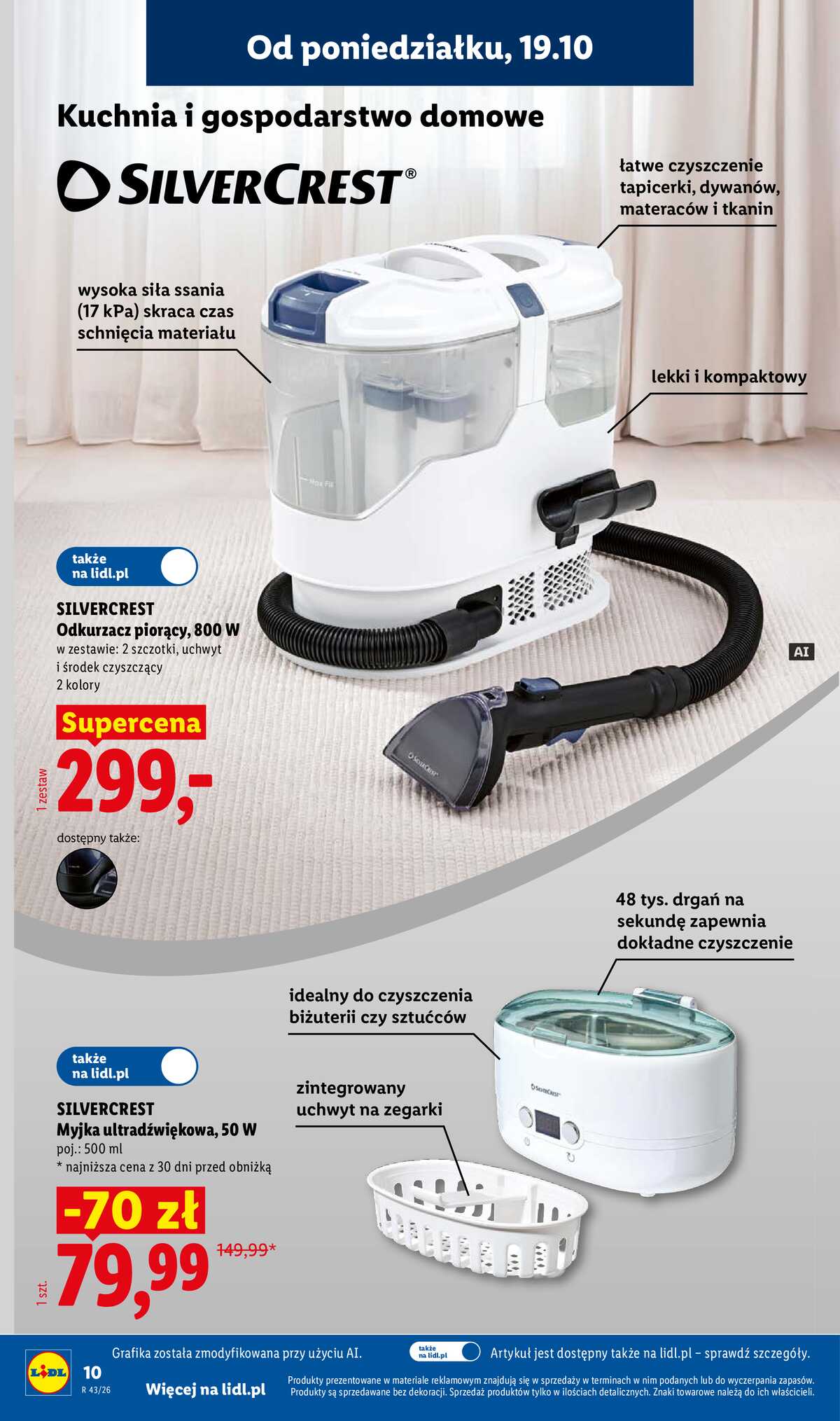 Leták Lidl Polsko 19.10.-24.10.2026 - Katalog strana 10