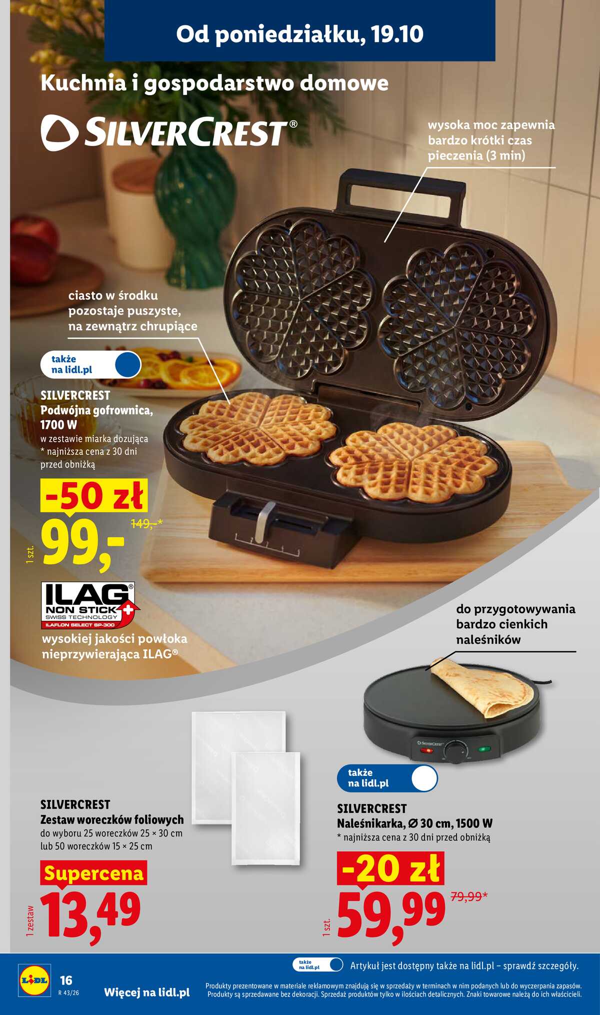 Leták Lidl Polsko 19.10.-24.10.2026 - Katalog strana 16