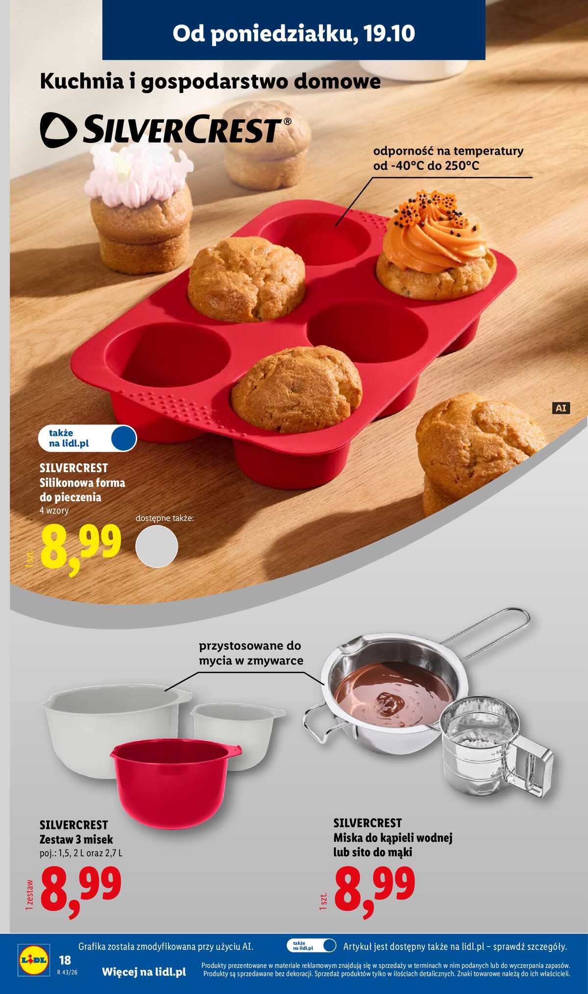 Leták Lidl Polsko 19.10.-24.10.2026 - Katalog strana 18