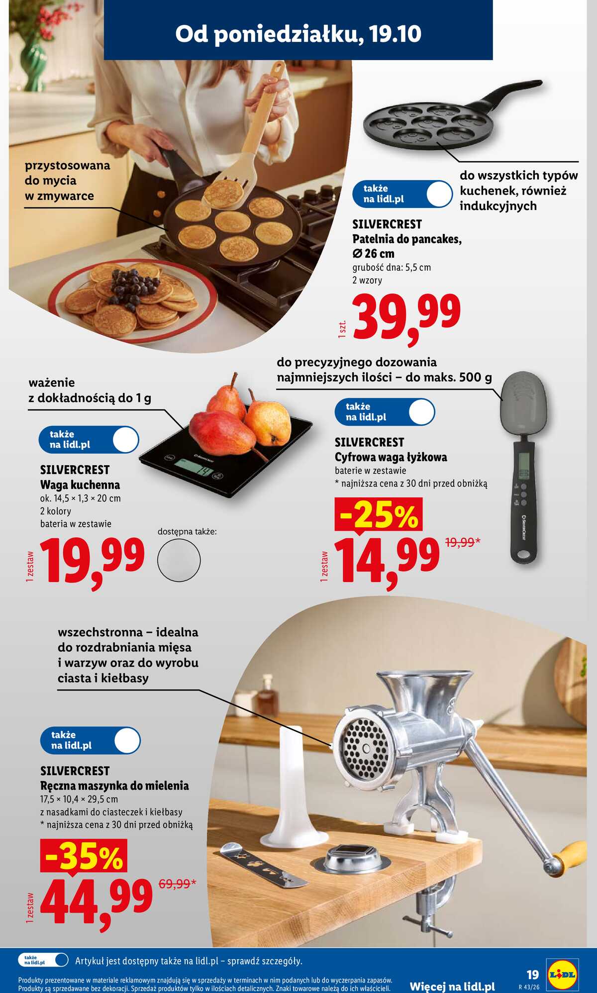 Leták Lidl Polsko 19.10.-24.10.2026 - Katalog strana 19