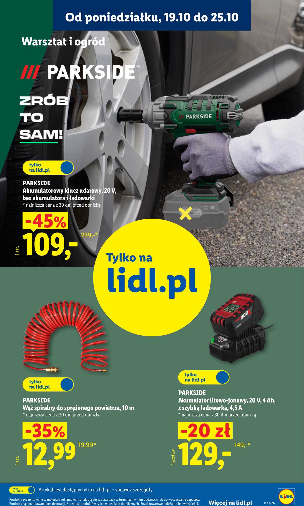 Leták Lidl Polsko 19.10.-24.10.2026 - Katalog strana 21