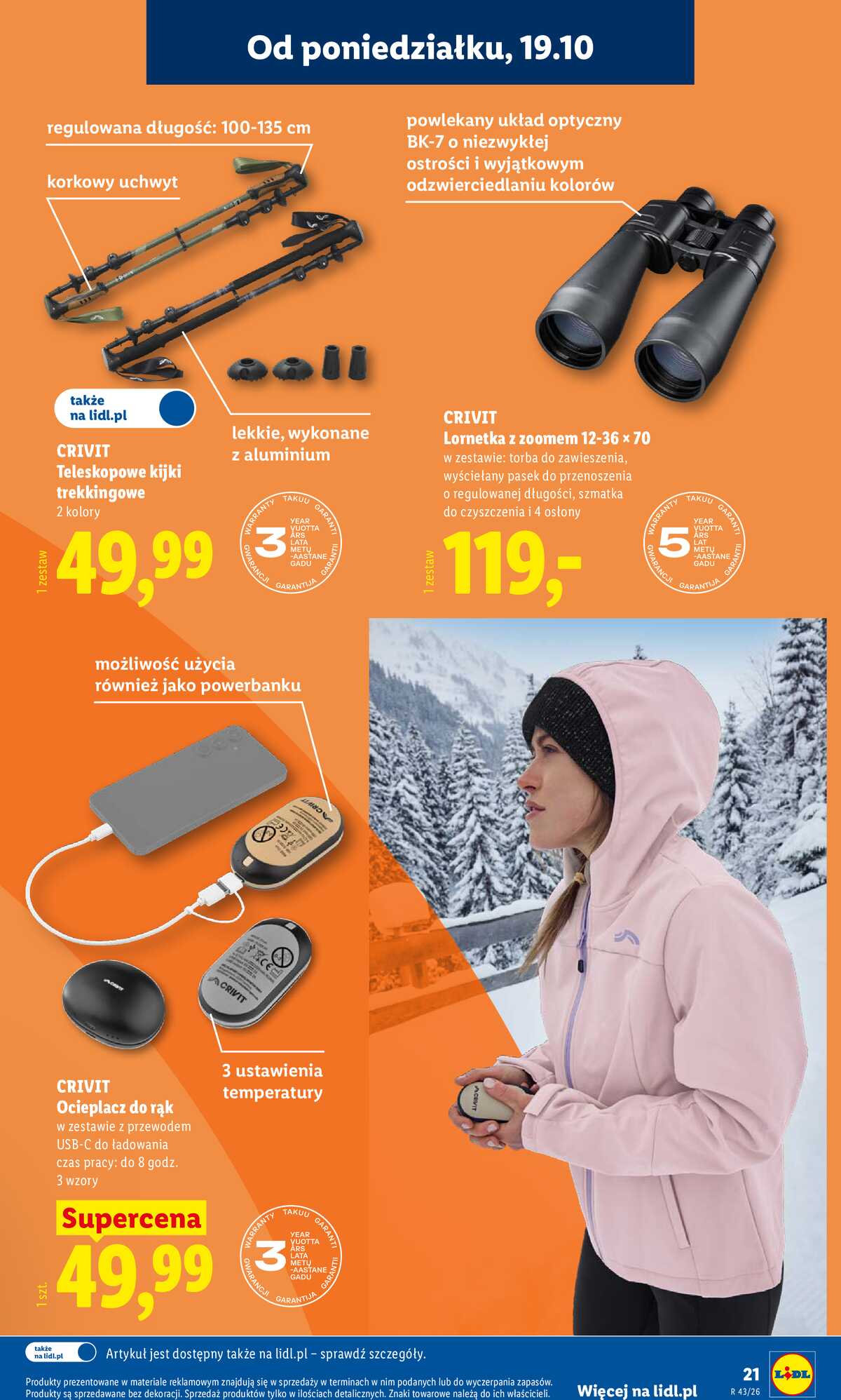 Leták Lidl Polsko 19.10.-24.10.2026 - Katalog strana 23