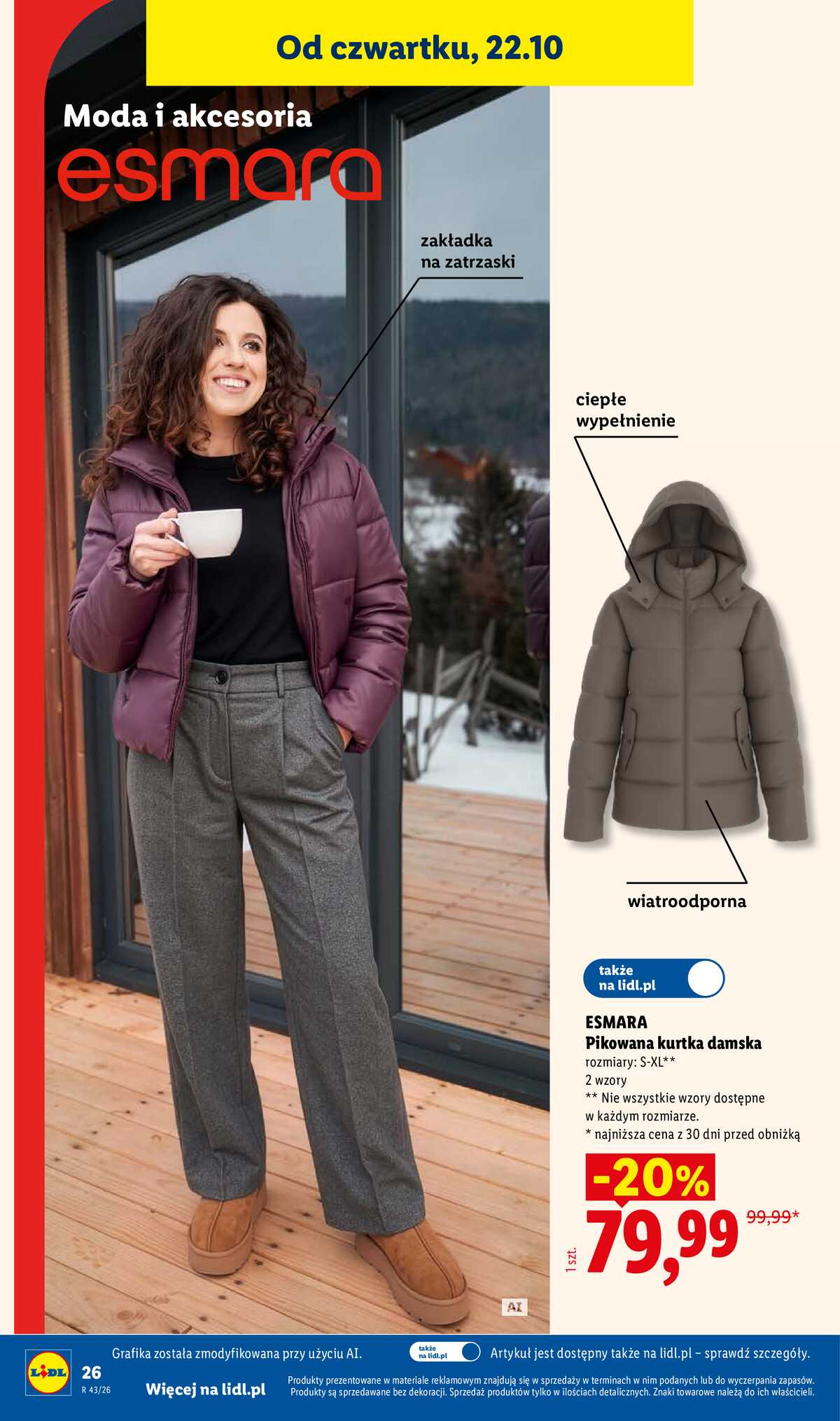 Leták Lidl Polsko 19.10.-24.10.2026 - Katalog strana 34