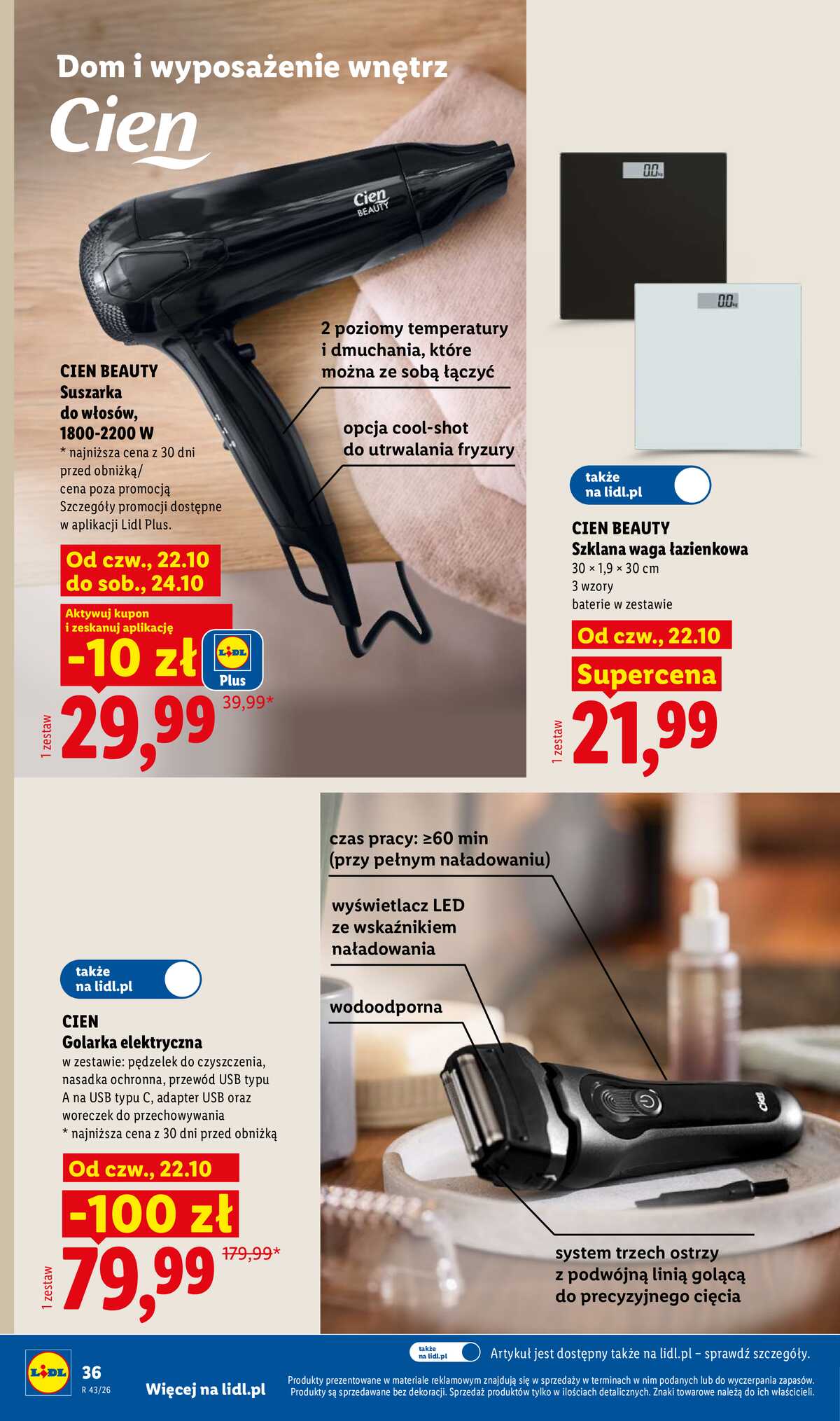 Leták Lidl Polsko 19.10.-24.10.2026 - Katalog strana 46