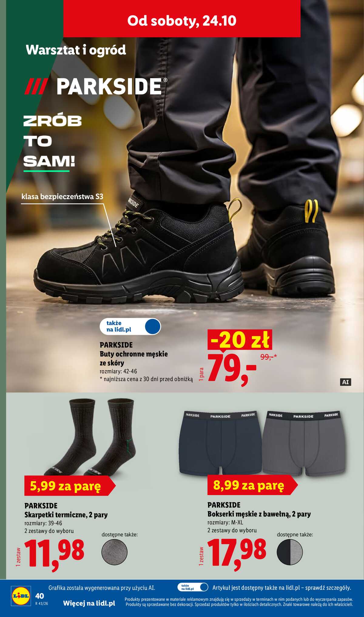 Leták Lidl Polsko 19.10.-24.10.2026 - Katalog strana 50
