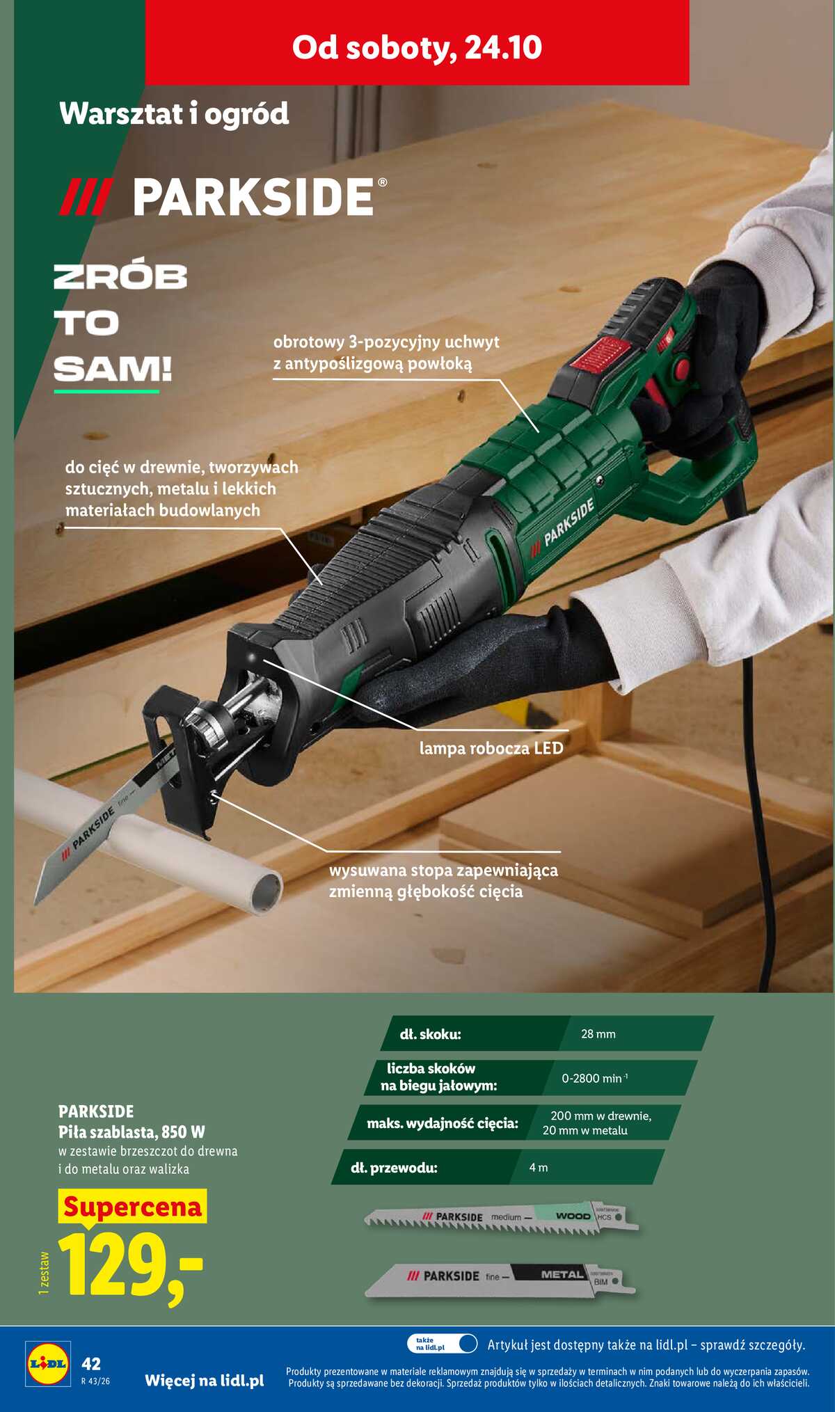 Leták Lidl Polsko 19.10.-24.10.2026 - Katalog strana 52
