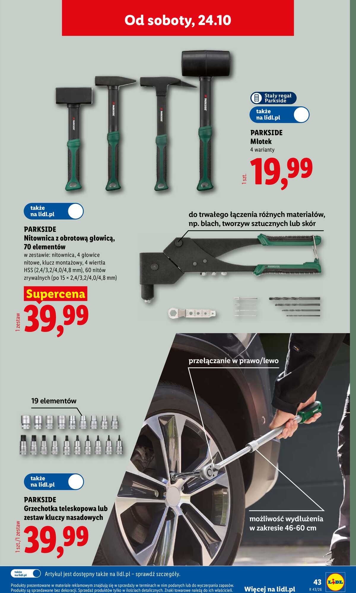 Leták Lidl Polsko 19.10.-24.10.2026 - Katalog strana 53