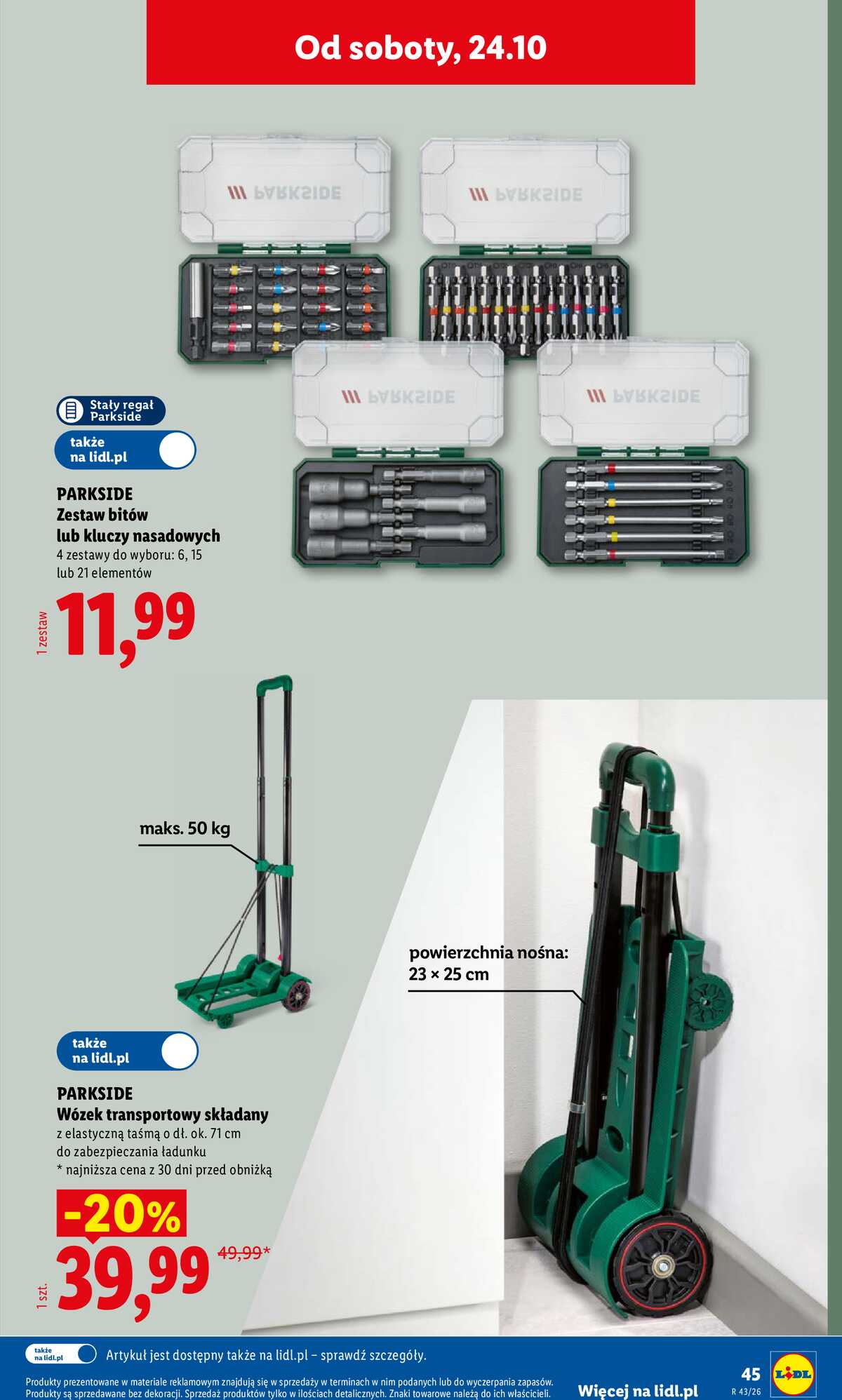 Leták Lidl Polsko 19.10.-24.10.2026 - Katalog strana 55