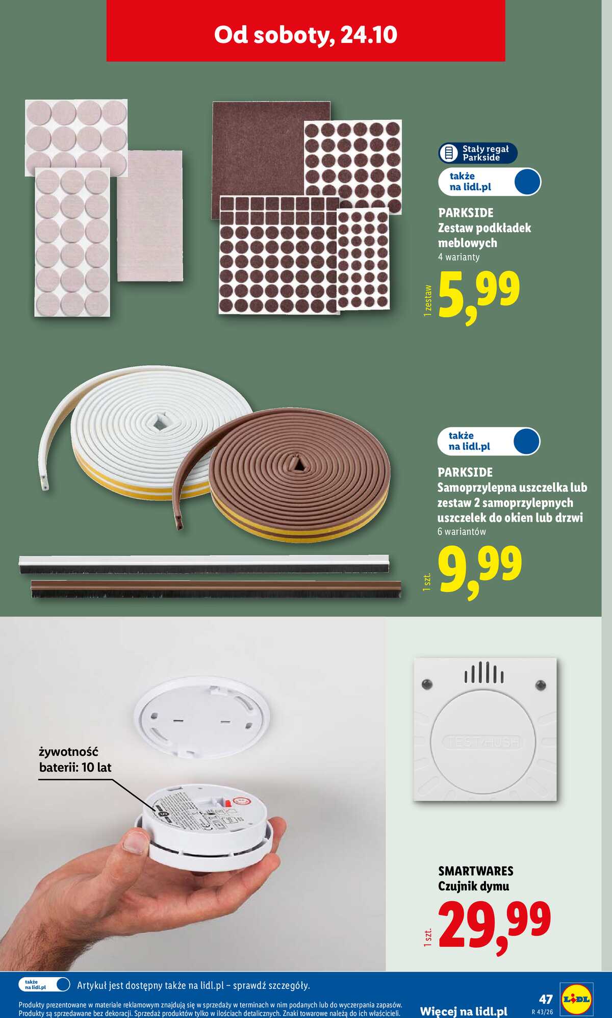 Leták Lidl Polsko 19.10.-24.10.2026 - Katalog strana 57