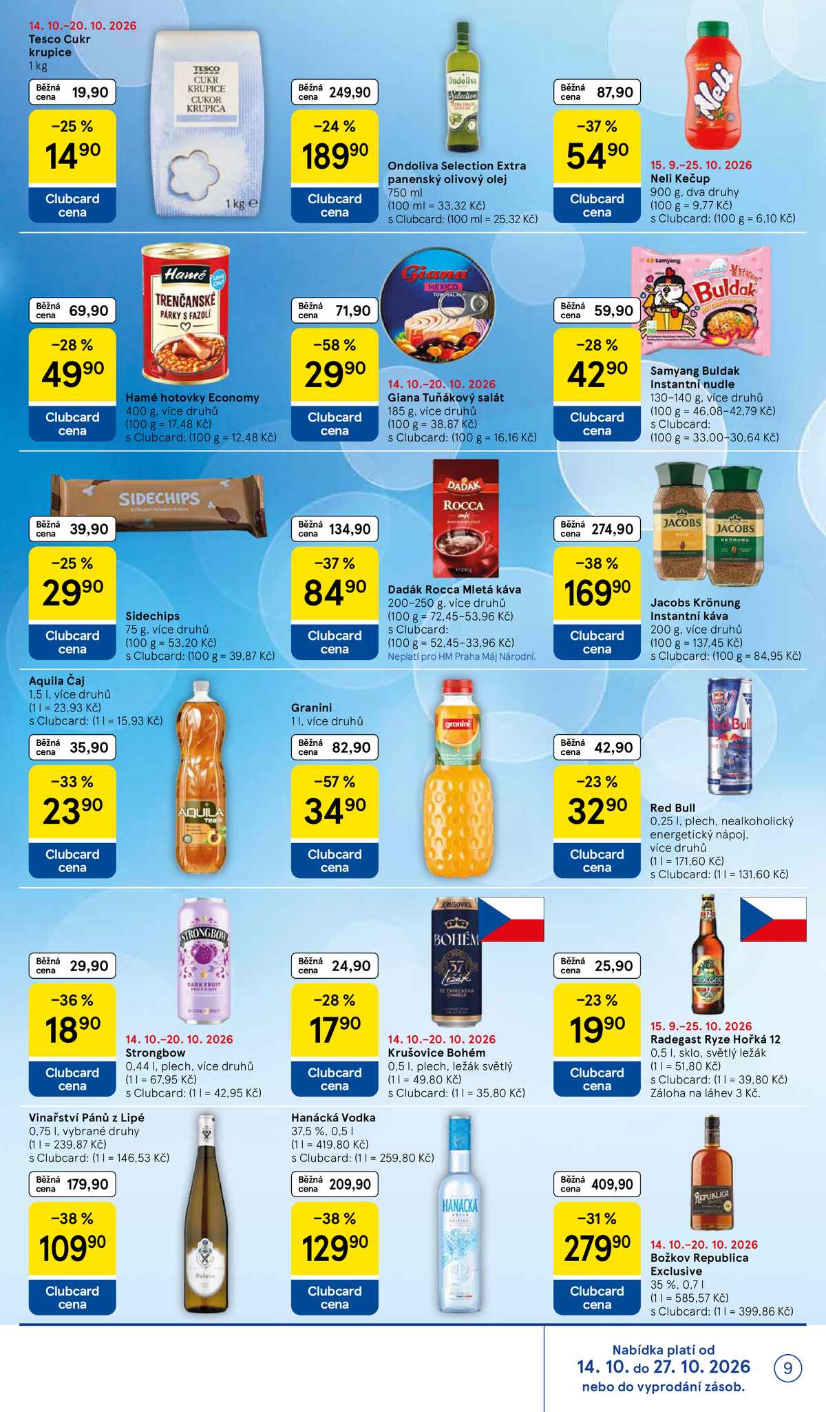 Tesco hypermarkety od 14.10. do 20.10.2026 strana 9