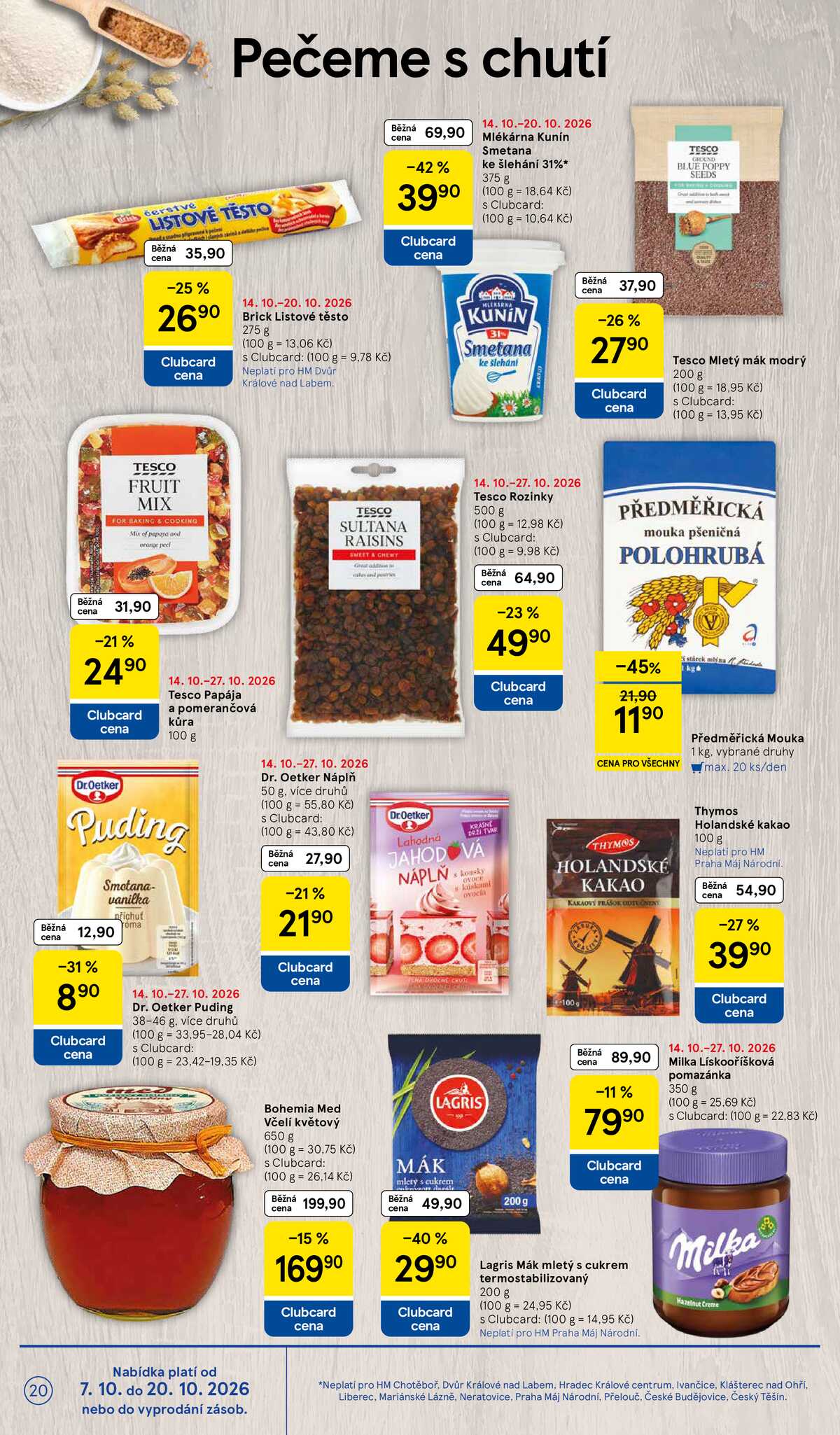 Tesco hypermarkety od 14.10. do 20.10.2026 strana 20