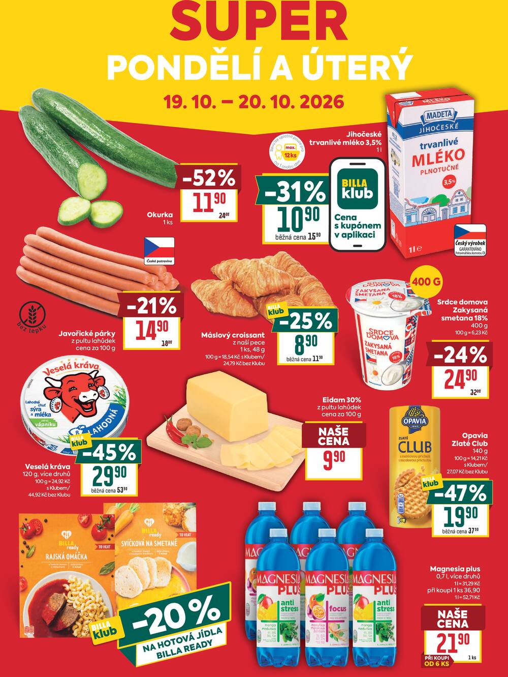 Leták BILLA - BILLA malý leták od 14.10. do 20.10.2026 - strana 8 Leták BILLA - BILLA malý leták od 14.10. do 20.10.2026 - strana 8