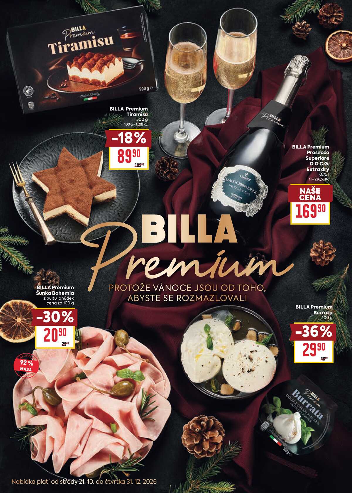 BILLA katalog Premium od 21.10. do 31.12.2026 strana 1