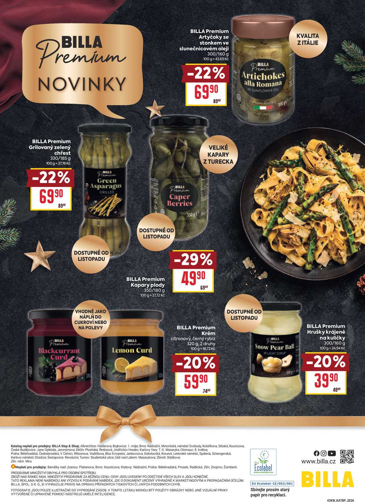 BILLA katalog Premium od 21.10. do 31.12.2026 strana 20