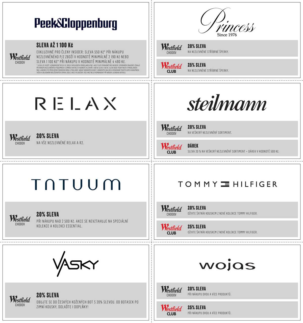 Westfield Chodov kuponová knížka strana 5