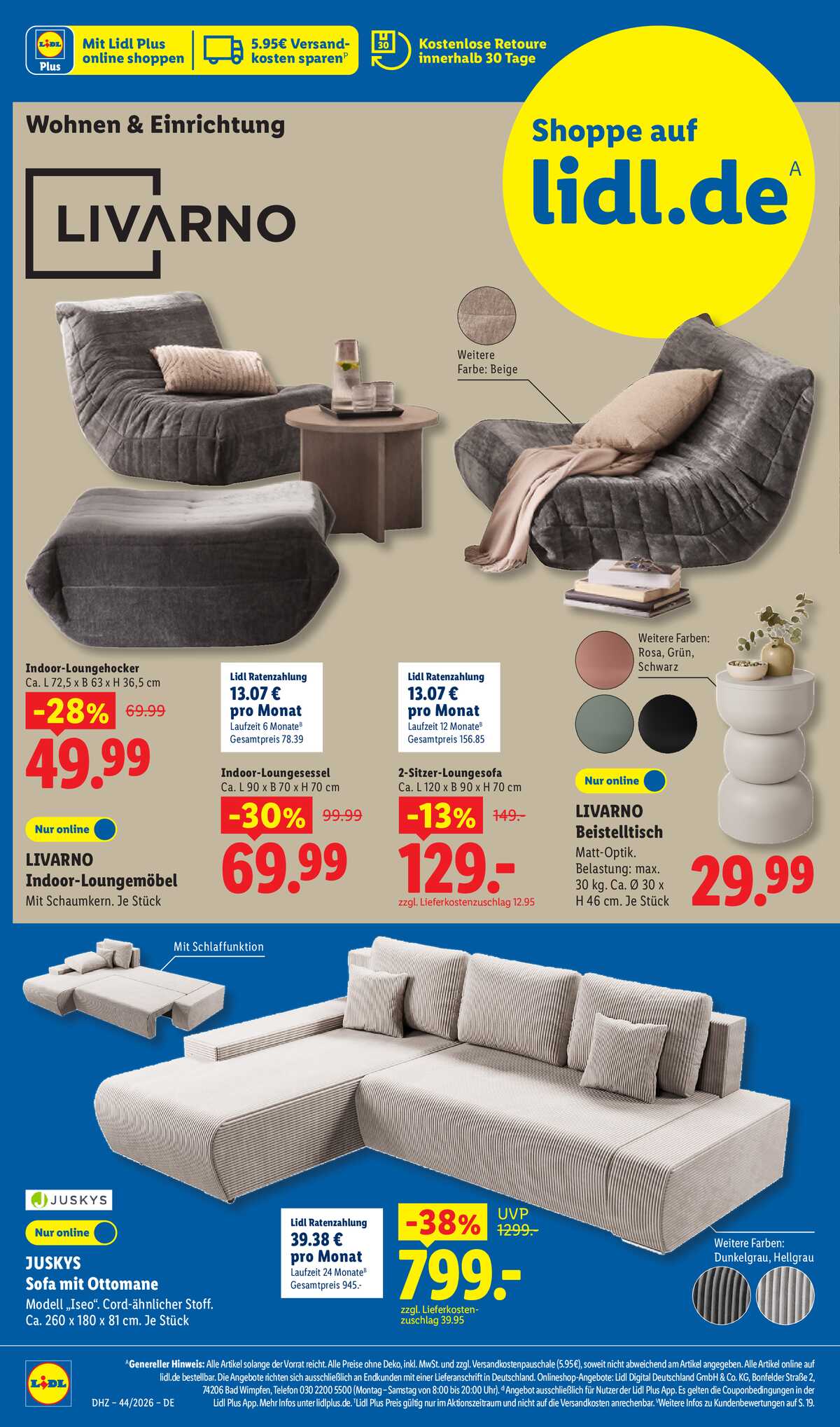 Leták Lidl Německo 26.10.-31.10.2026 strana 4