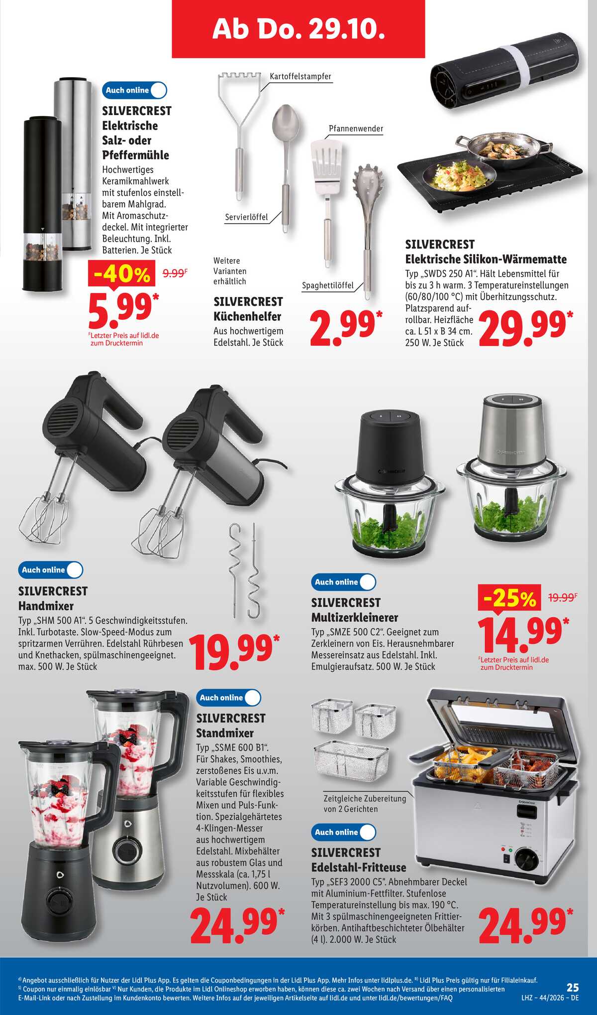 Leták Lidl Německo 26.10.-31.10.2026 strana 17