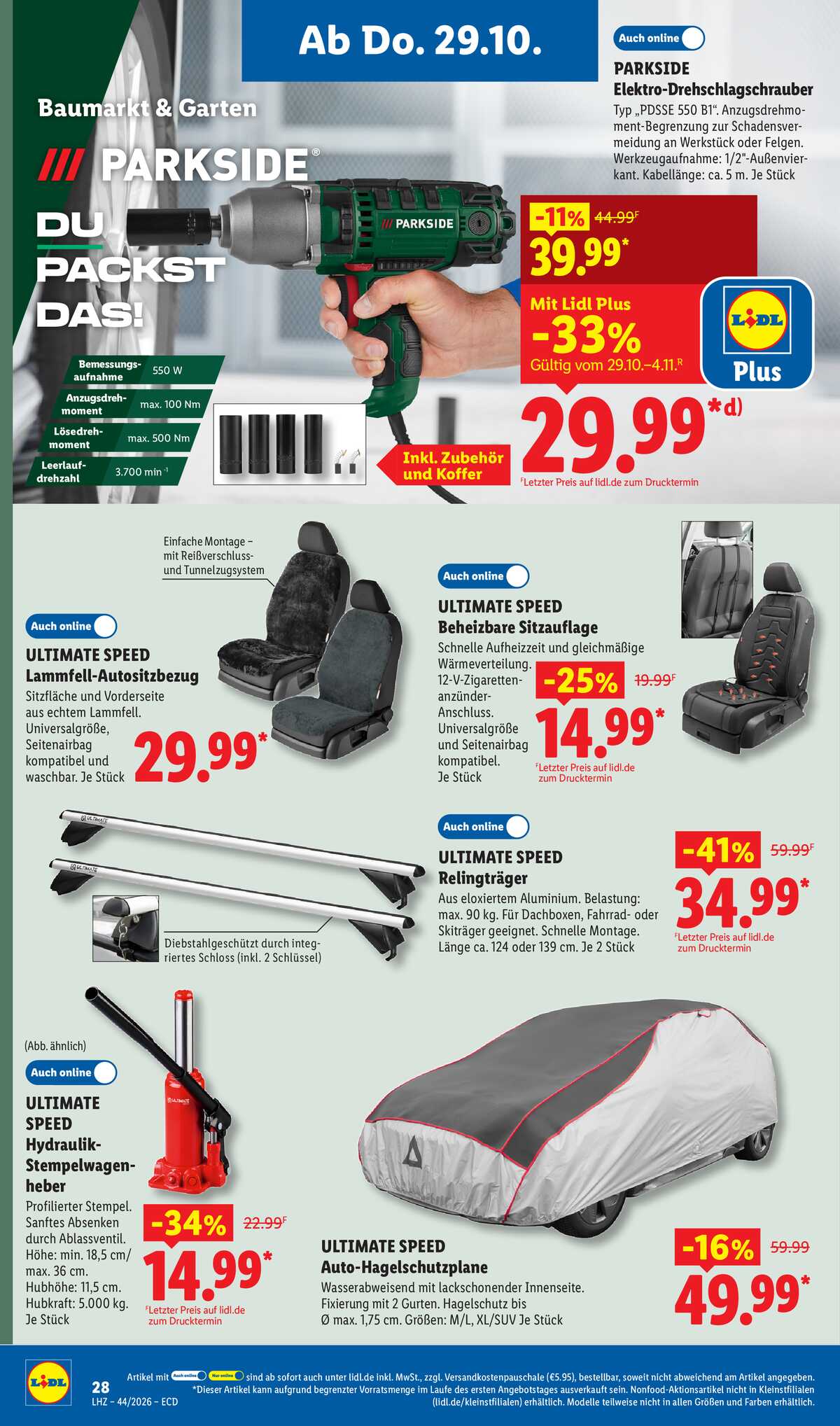 Leták Lidl Německo 26.10.-31.10.2026 strana 22