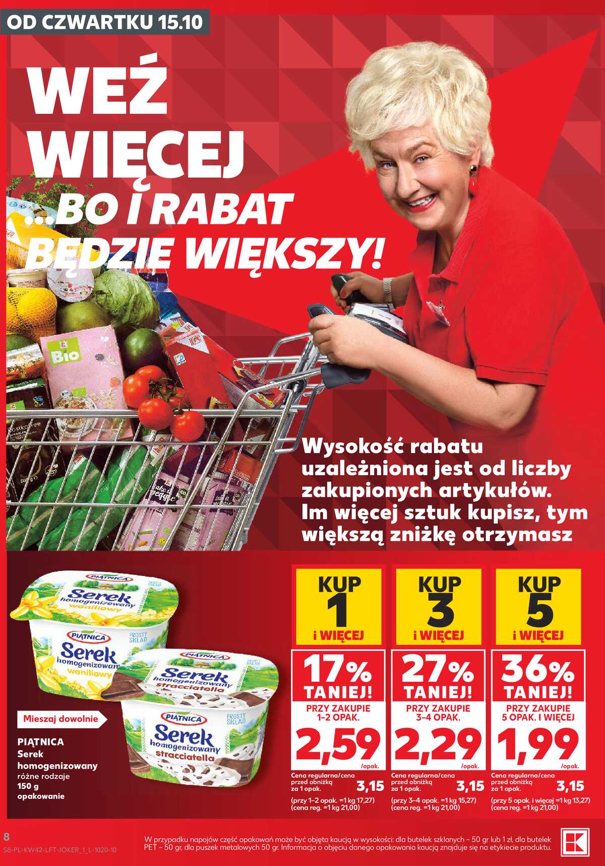 Leták Kaufland Polsko 15.10.-21.10.2026 - Týdenní zpravodaj strana 8