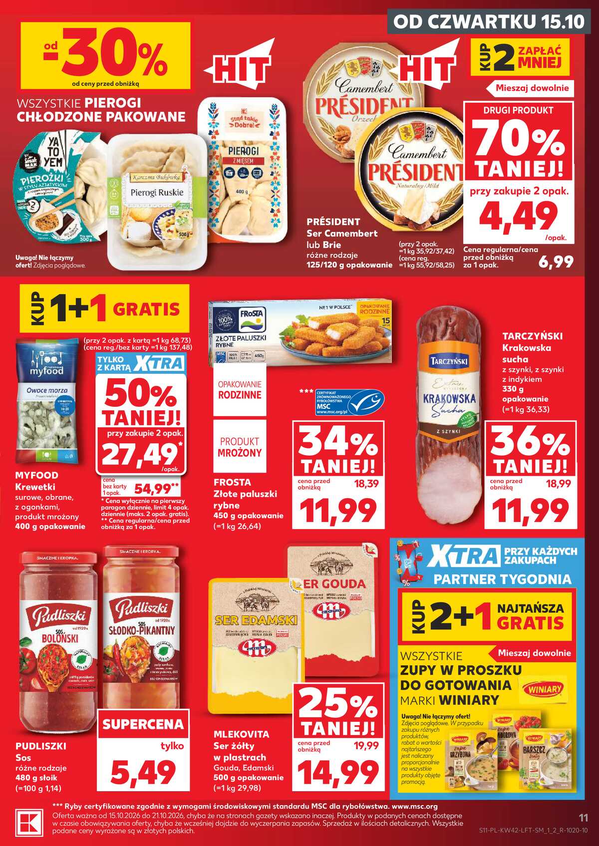 Leták Kaufland Polsko 15.10.-21.10.2026 - Týdenní zpravodaj strana 11