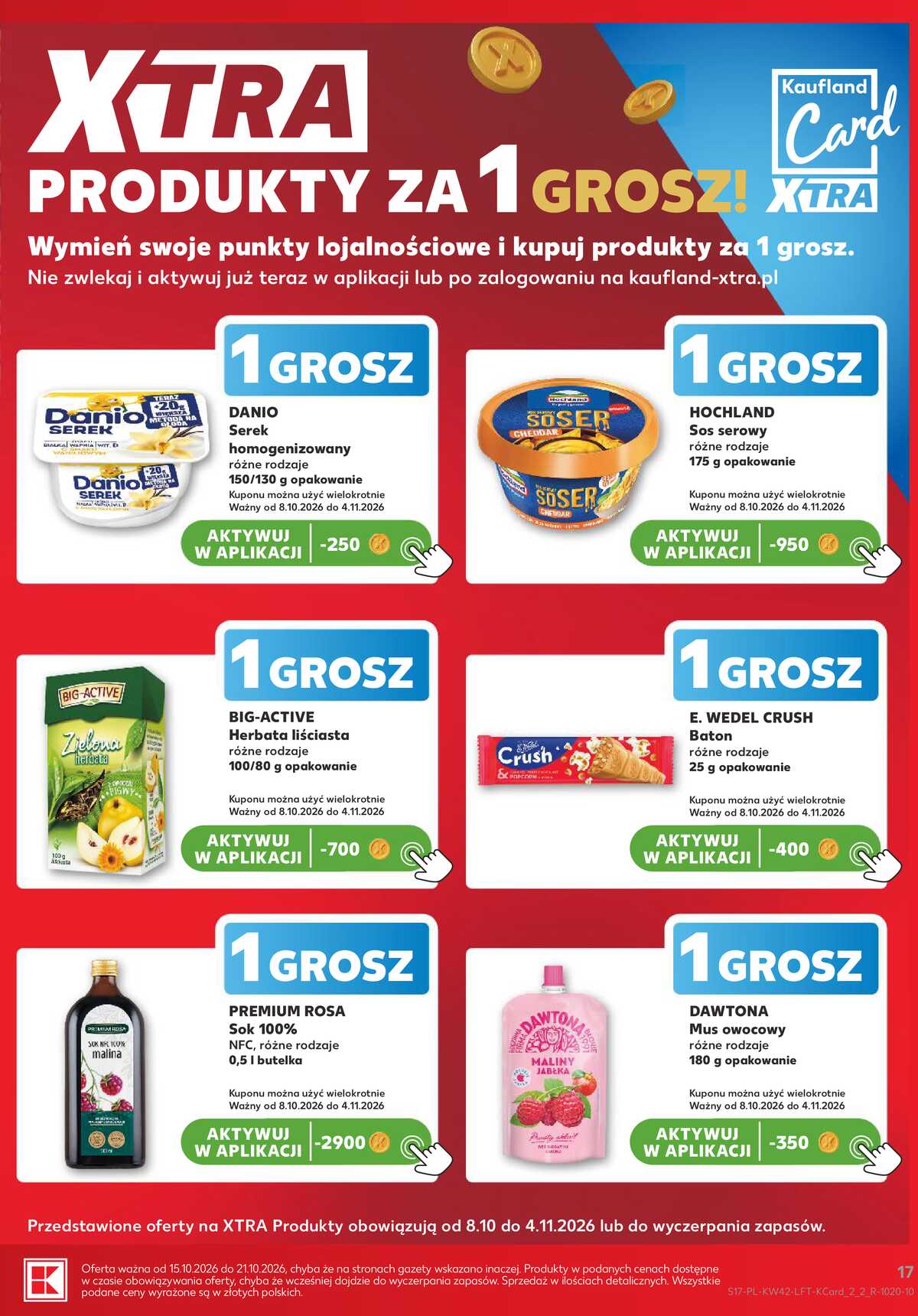 Leták Kaufland Polsko 15.10.-21.10.2026 - Týdenní zpravodaj strana 17