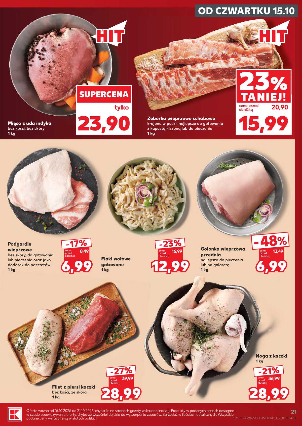 Leták Kaufland Polsko 15.10.-21.10.2026 - Týdenní zpravodaj strana 21