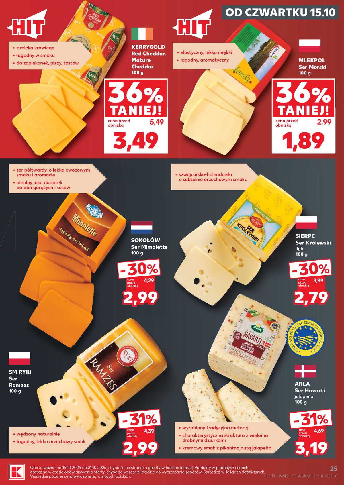 Leták Kaufland Polsko 15.10.-21.10.2026 - Týdenní zpravodaj strana 25