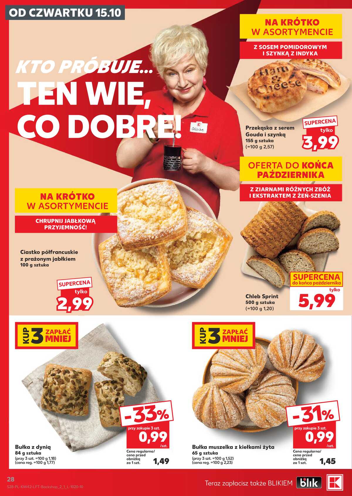 Leták Kaufland Polsko 15.10.-21.10.2026 - Týdenní zpravodaj strana 28