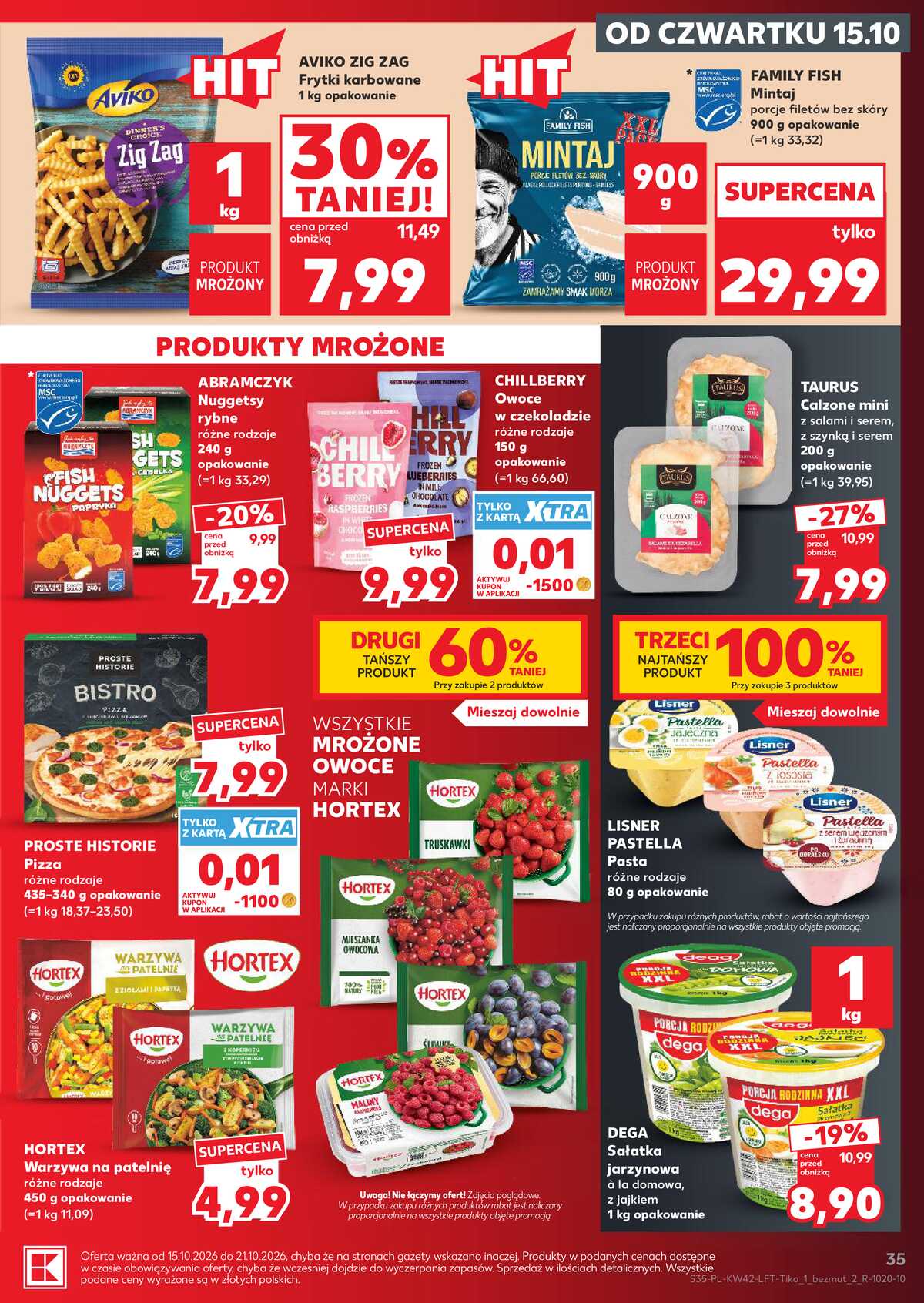 Leták Kaufland Polsko 15.10.-21.10.2026 - Týdenní zpravodaj strana 35