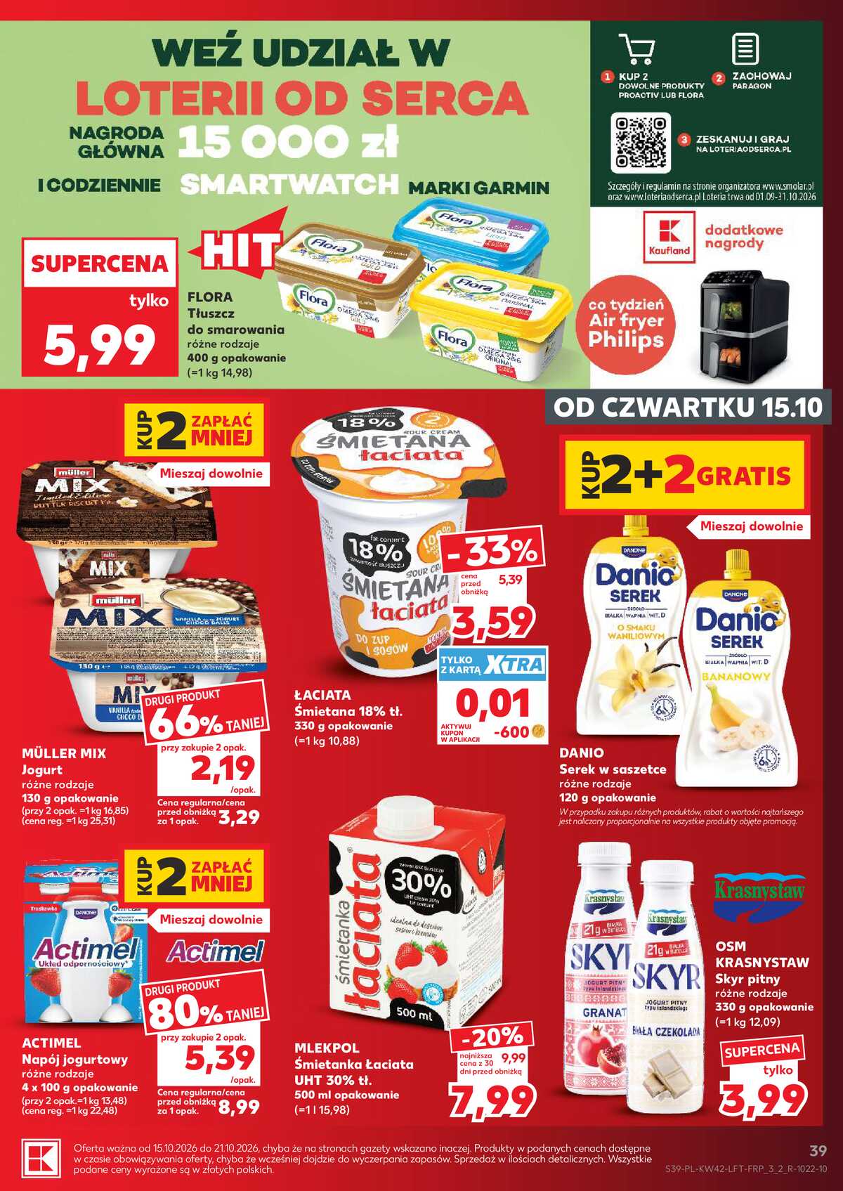Leták Kaufland Polsko 15.10.-21.10.2026 - Týdenní zpravodaj strana 39