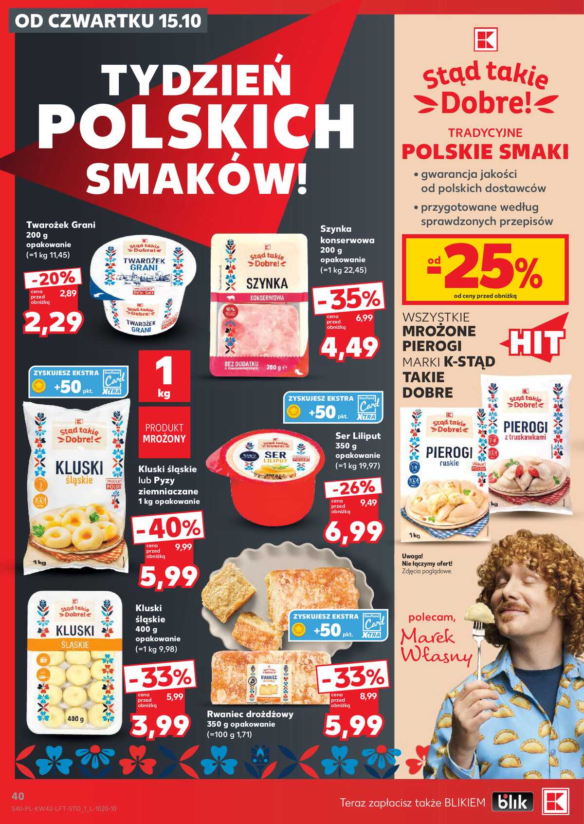 Leták Kaufland Polsko 15.10.-21.10.2026 - Týdenní zpravodaj strana 40