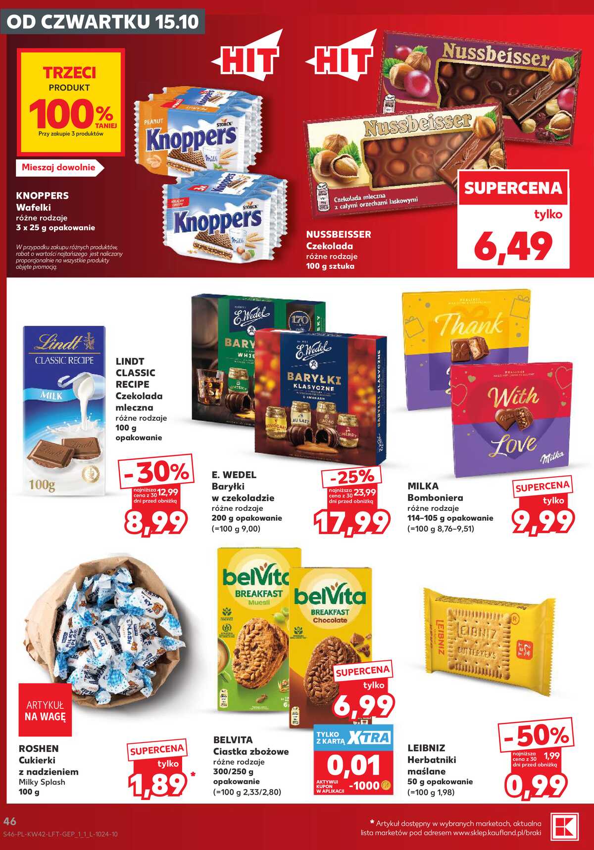 Leták Kaufland Polsko 15.10.-21.10.2026 - Týdenní zpravodaj strana 46