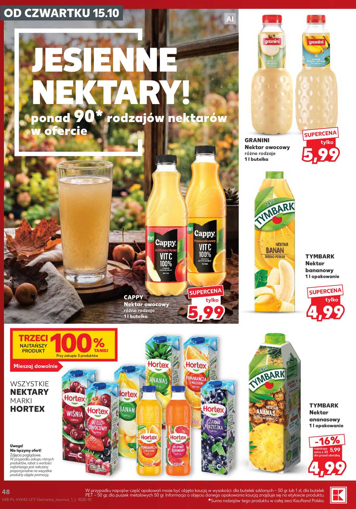 Leták Kaufland Polsko 15.10.-21.10.2026 - Týdenní zpravodaj strana 48