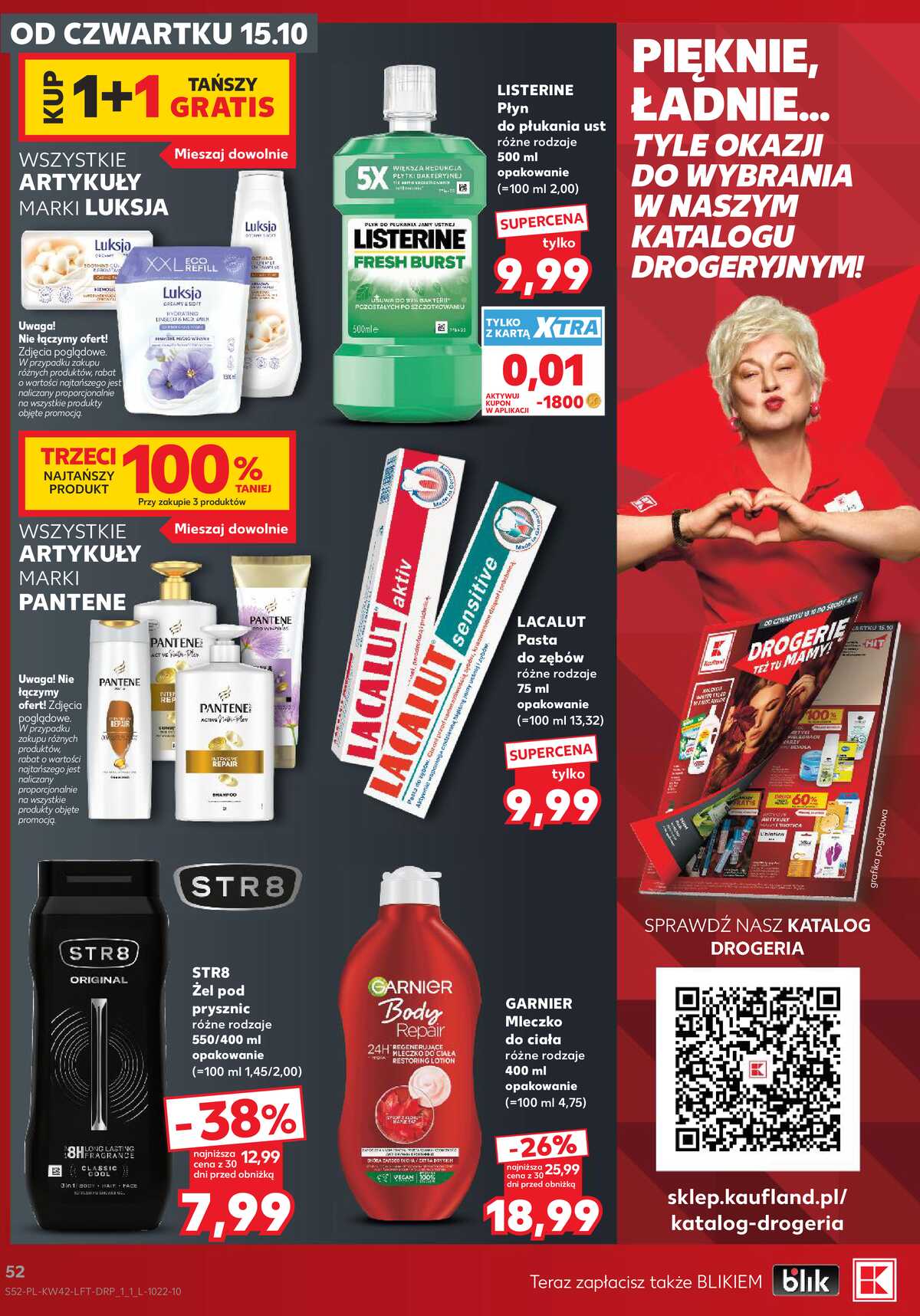Leták Kaufland Polsko 15.10.-21.10.2026 - Týdenní zpravodaj strana 52