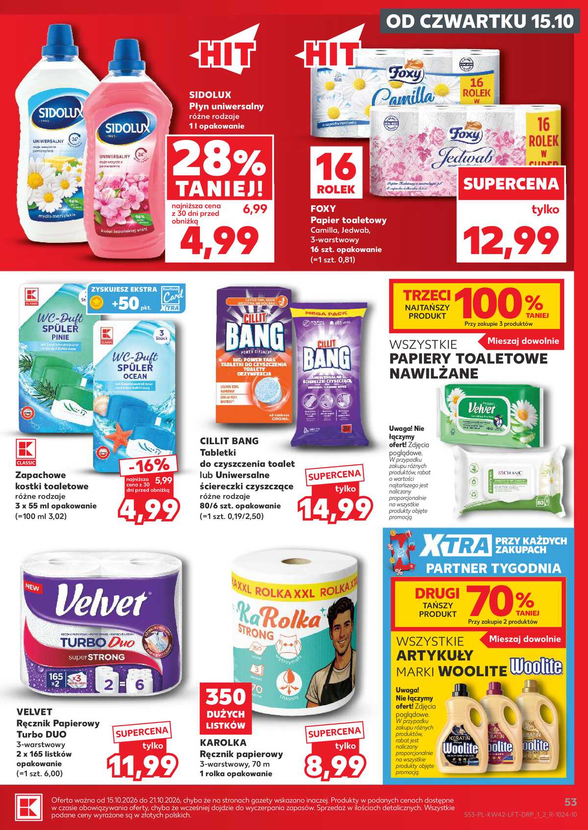 Leták Kaufland Polsko 15.10.-21.10.2026 - Týdenní zpravodaj strana 53