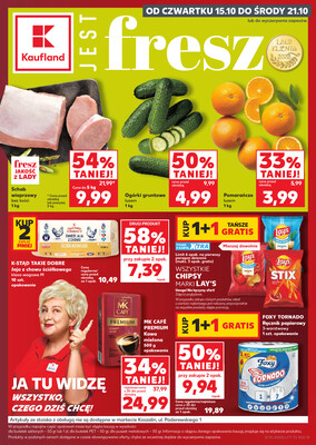 Leták Kaufland Polsko 15.10.-21.10.2026 - Týdenní zpravodaj