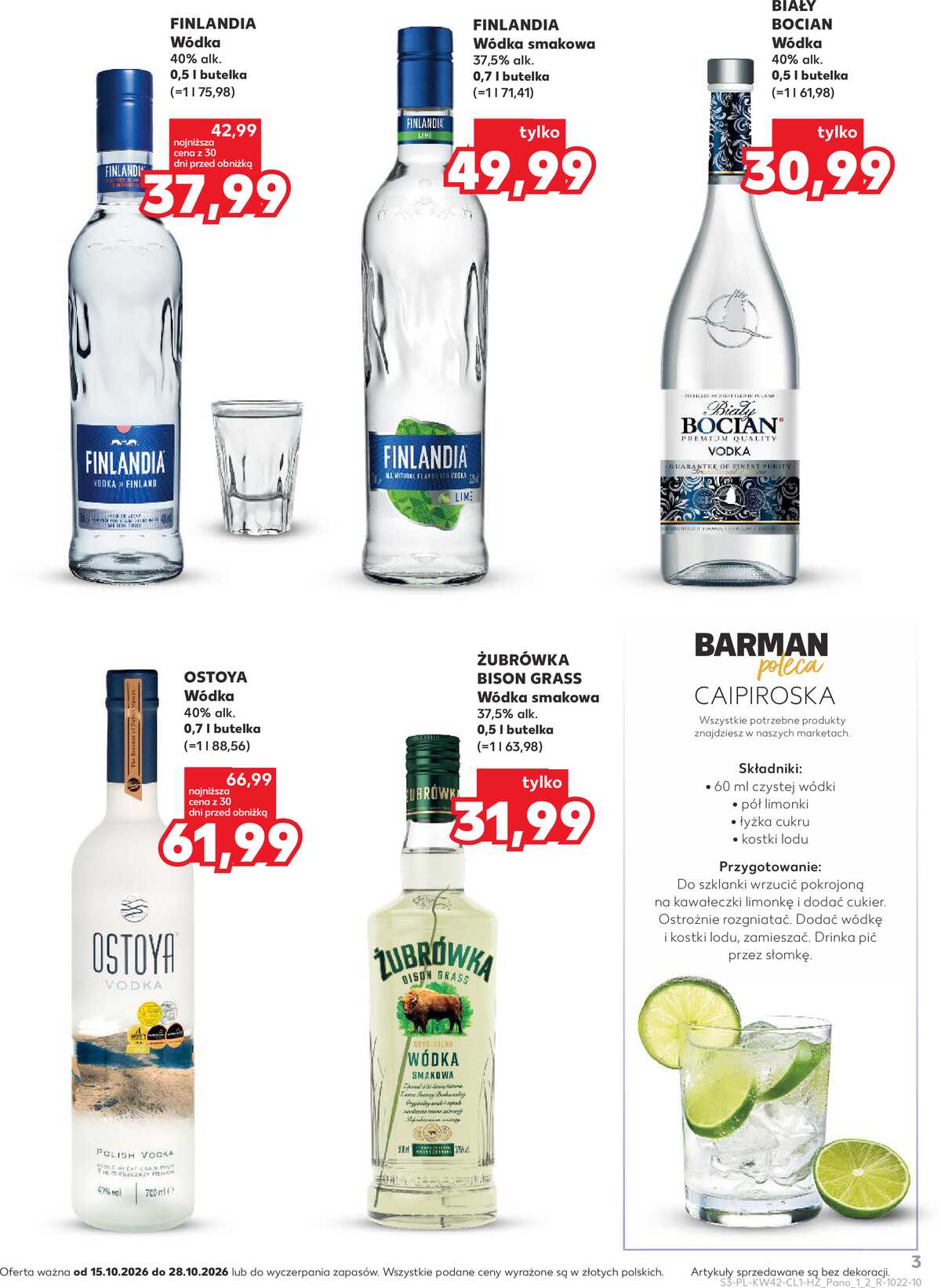 Leták Kaufland Polsko 15.10.-28.10.2026 - Bar v Kauflandu strana 3