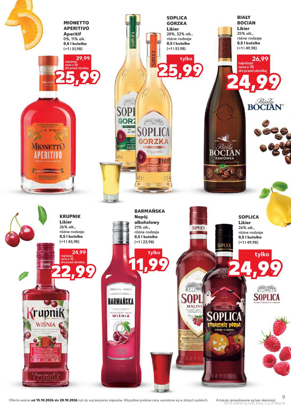 Leták Kaufland Polsko 15.10.-28.10.2026 - Bar v Kauflandu strana 9