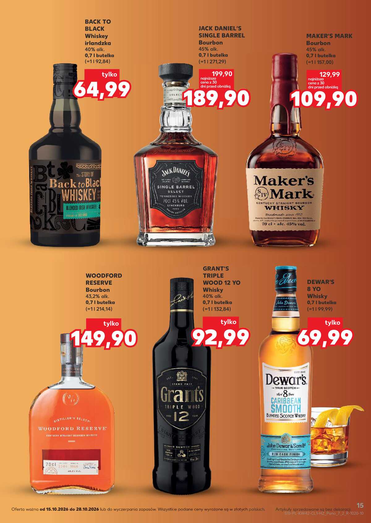 Leták Kaufland Polsko 15.10.-28.10.2026 - Bar v Kauflandu strana 15